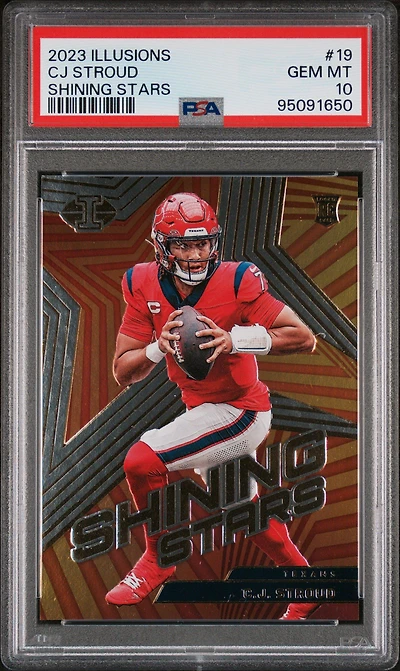 2023 Panini Illusions Shining Stars 19 Cj Stroud PSA 10