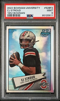 2022 Bowman University 1952 Bowman 52bf2 Cj Stroud PSA 9