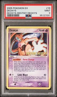 2005 Pokemon Ex Deoxys 16 Deoxys Destiny Deoxys PSA 9