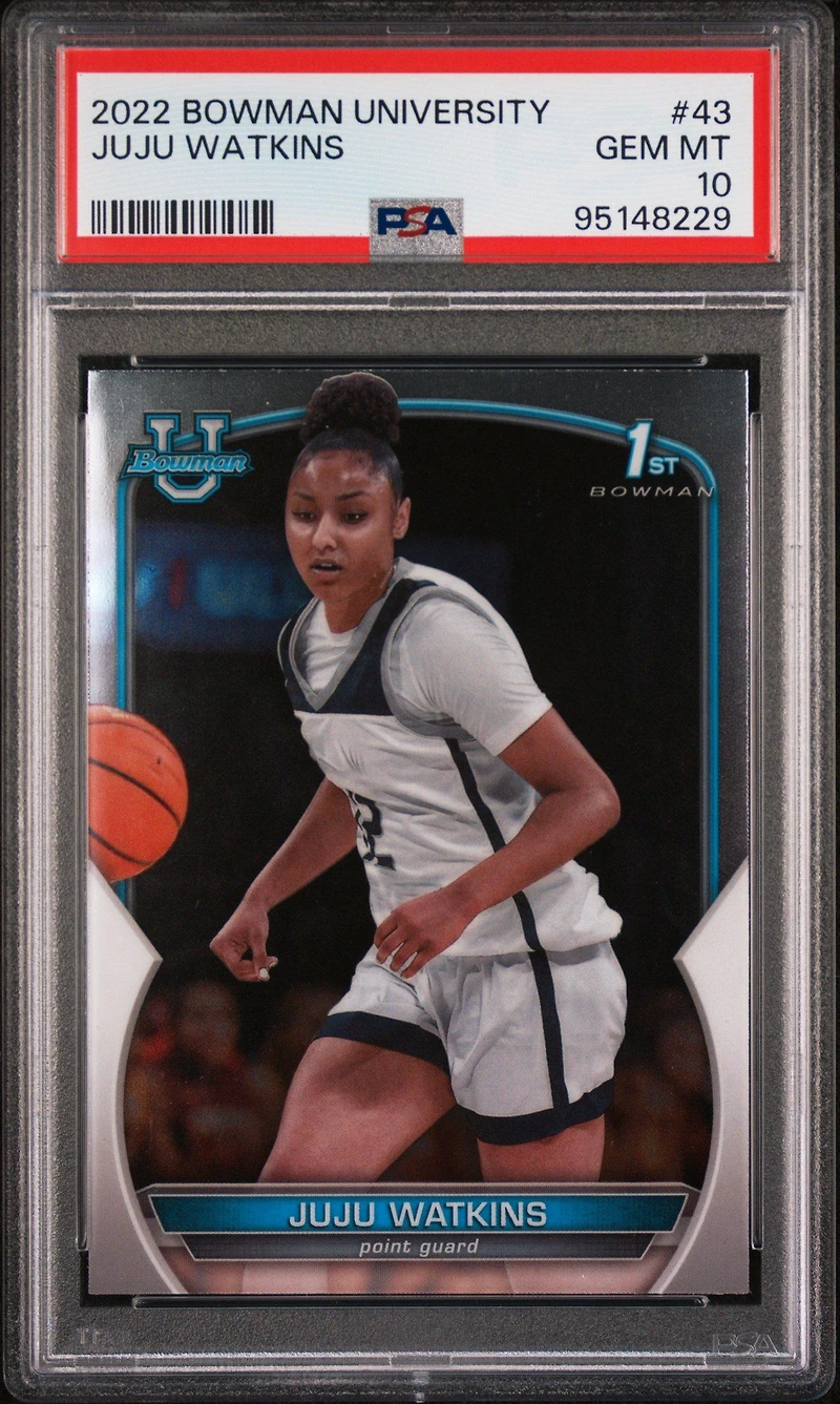 2022 Bowman Chrome University 43 Juju Watkins PSA 10
