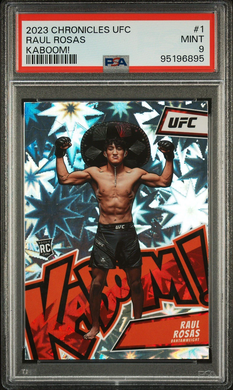2023 Panini Chronicles Ufc Kaboom! 1 Raul Rosas PSA 9