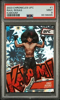 2023 Panini Chronicles Ufc Kaboom! 1 Raul Rosas PSA 9