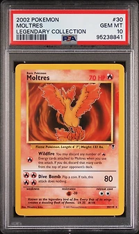 2002 Pokemon Legendary Collection 30 Moltres PSA 10
