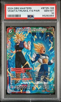 2024 Dragon Ball Super Card Game Masters Series 25 Legend Of The Dragon Balls Bt25-128 Ss Vegeta & Ss Trunks
