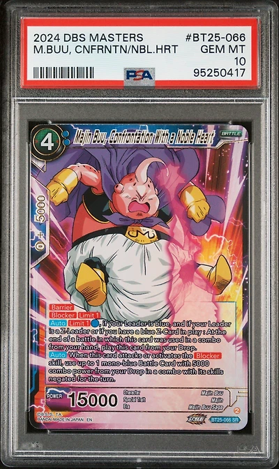 2024 Dragon Ball Super Card Game Masters Series 25 Legend Of The Dragon Balls Bt25-066 Majin Buu