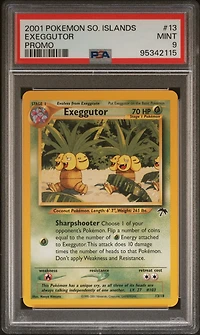 2001 Pokemon Southern Islands Promo 13 Exeggutor PSA 9