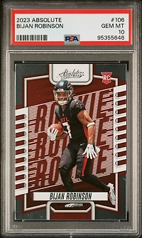 2023 Panini Absolute 106 Bijan Robinson PSA 10