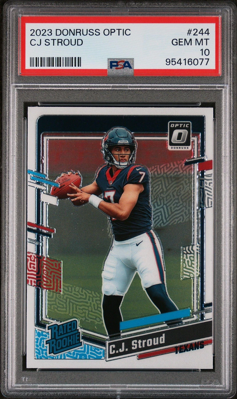 2023 Panini Donruss Optic 244 Cj Stroud PSA