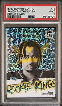 2023 Panini Donruss Optic Rookie Kings 14 Jaxon Smith-njigba PSA 9