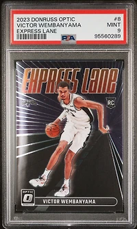 2023 Panini Donruss Optic Express Lane 8 Victor Wembanyama PSA 9
