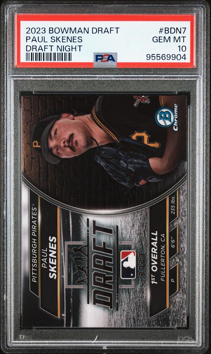 2023 Bowman Draft Bowman Draft Night Bdn7 Paul Skenes PSA 10