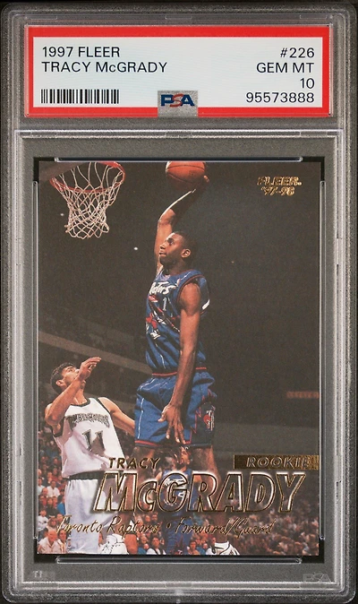1997 Fleer 226 Tracy Mcgrady PSA 10