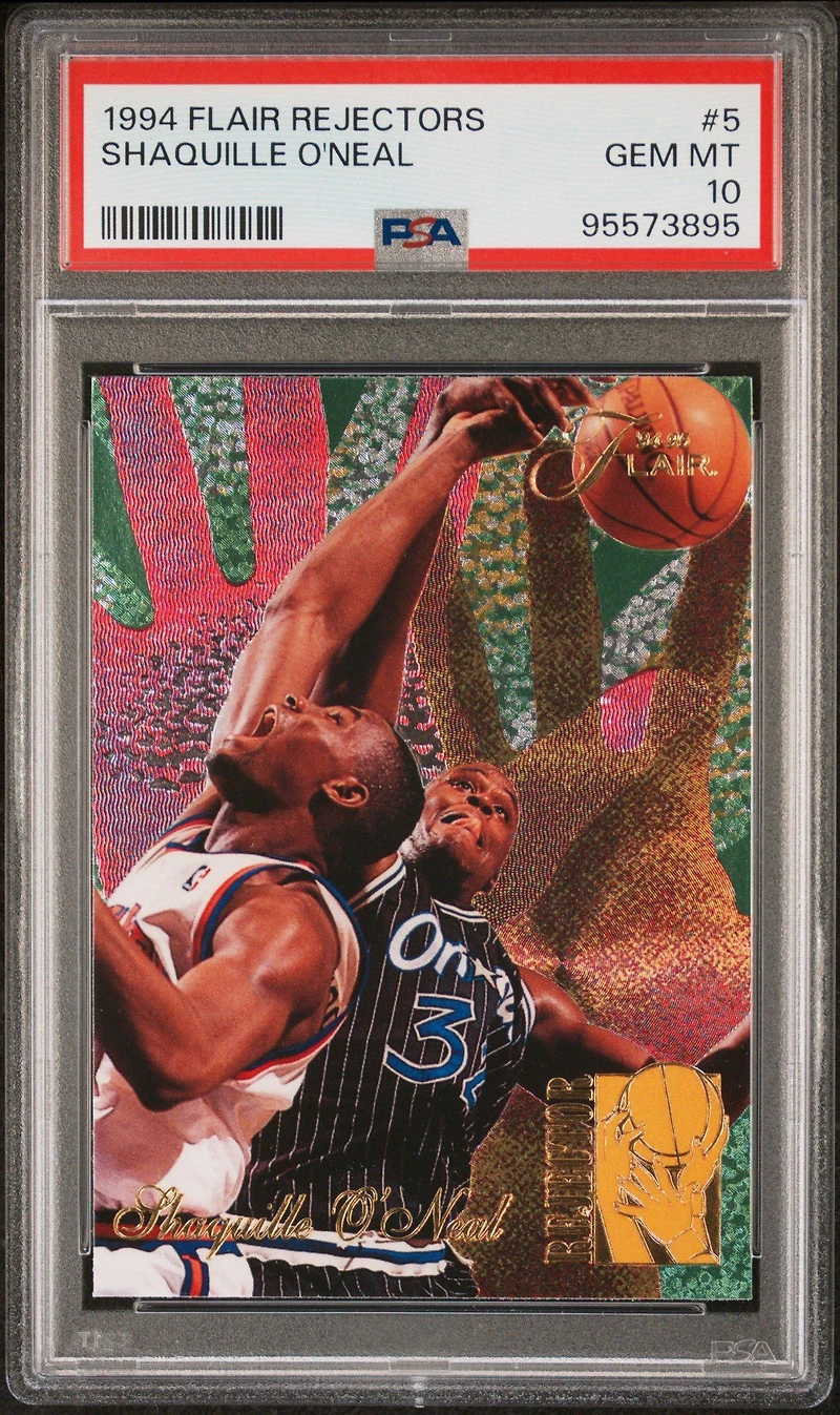 1994 Flair Rejectors 5 Shaquille O'neal PSA 10