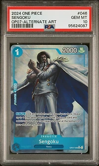 2024 One Piece 500 Years In The Future 046 Sengoku Alternate Art PSA 10