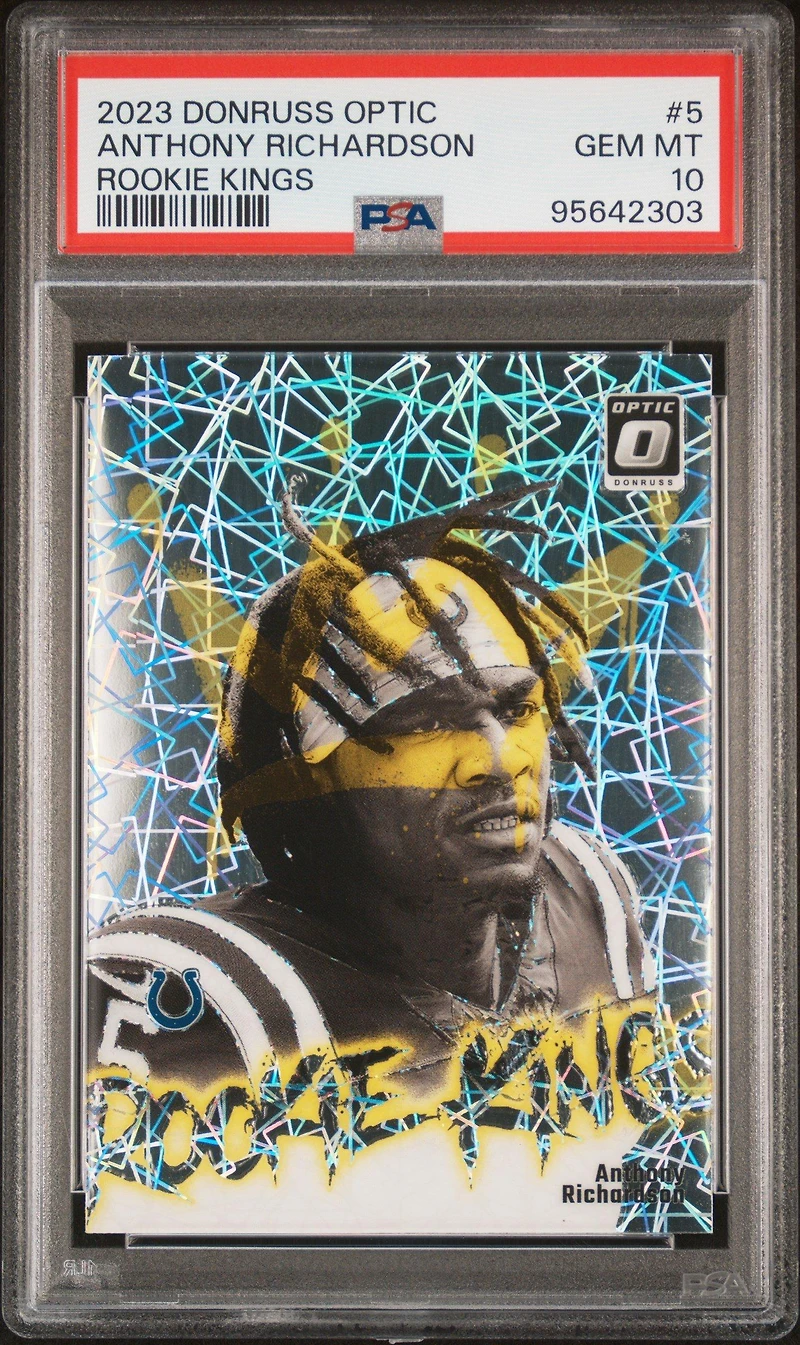 2023 Panini Donruss Optic Rookie Kings 5 Anthony Richardson PSA