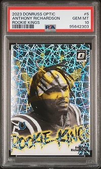 2023 Panini Donruss Optic Rookie Kings 5 Anthony Richardson PSA