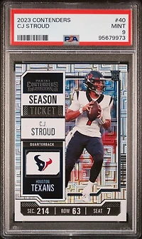 2023 Panini Contenders 40 Cj Stroud PSA