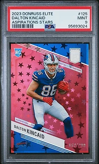 2023 Panini Donruss Elite 125 Dalton Kincaid Aspirations Stars PSA 9