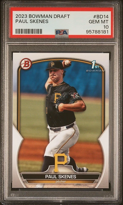 2023 Bowman Draft Bd14 Paul Skenes PSA 10