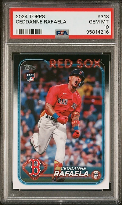 2024 Topps 313 Ceddanne Rafaela PSA 10