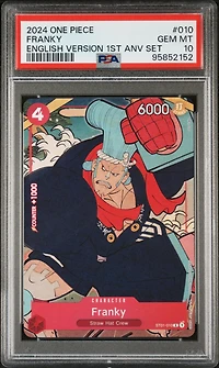 2024 One Piece English Version 1st Anniversary Set 010 Franky PSA 10