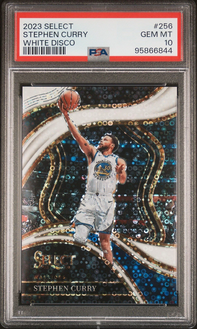 2023 Panini Select 256 Stephen Curry White Disco PSA 10