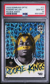 2023 Panini Donruss Optic Rookie Kings 11 Kendre Miller PSA 10