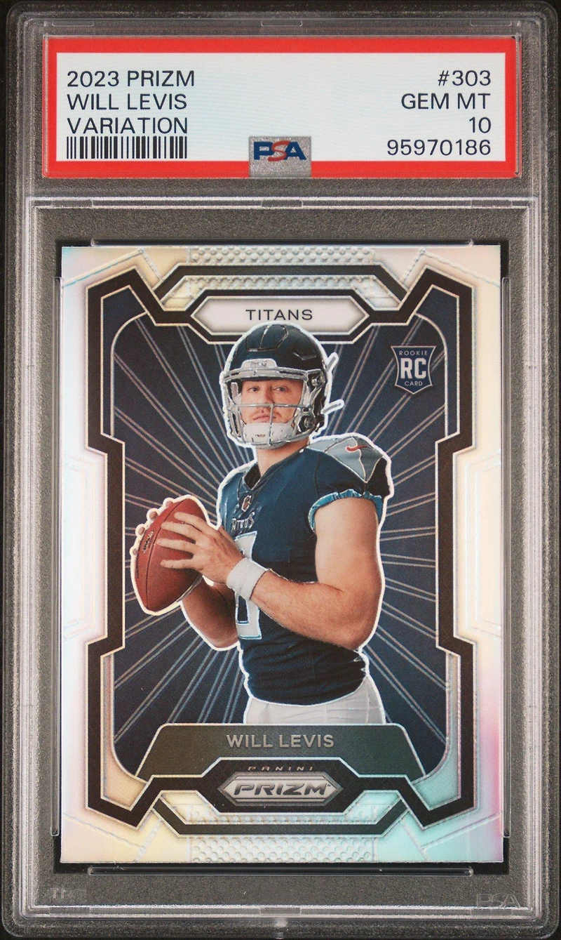 2023 Panini Prizm 303 Will Levis Variation PSA 10