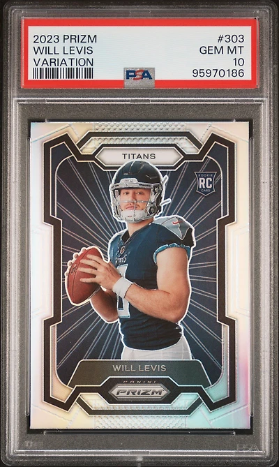 2023 Panini Prizm 303 Will Levis Variation PSA 10