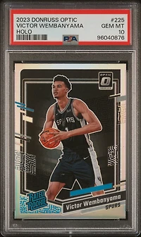 2023 Panini Donruss Optic 225 Victor Wembanyama Holo PSA 10