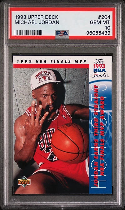 1993 Upper Deck 204 Michael Jordan PSA 10