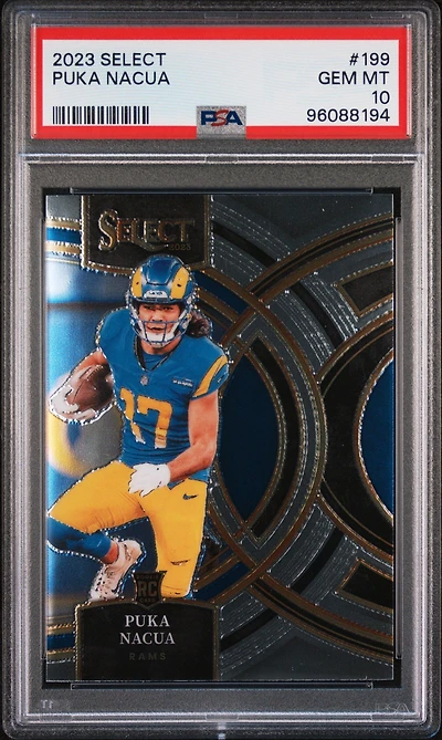 2023 Panini Select Puka Nacua PSA 10