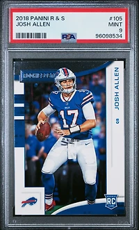 2018 Panini Rookies & Stars 105 Josh Allen PSA 9