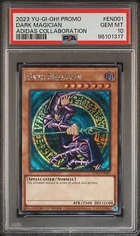 2023 Yu-gi-oh! Promo En001 Dark Magician Adidas Collaboration PSA 10