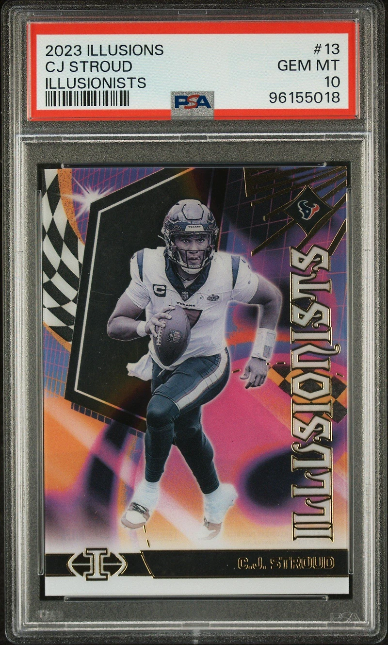 2023 Panini Illusions Illusionists 13 Cj Stroud PSA 10