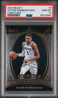 2023 Panini Select Lodestars 9 Victor Wembanyama PSA 10