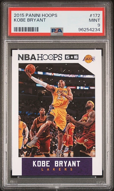 2015 Panini Hoops 172 Kobe Bryant PSA 9