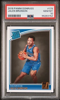 2018 Panini Donruss 179 Jalen Brunson PSA 10