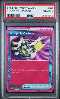 2024 Pokemon Twm En-twilight Masquerade 162 Scoop Up Cyclone PSA 10