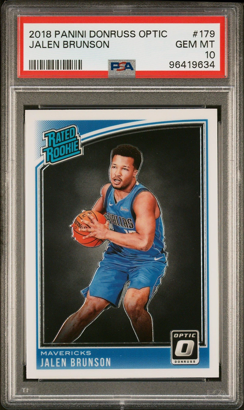 2018 Panini Donruss Optic 179 Jalen Brunson PSA 10