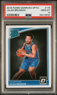 2018 Panini Donruss Optic 179 Jalen Brunson PSA 10