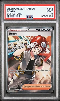 2023 Pokemon Par En-paradox Rift 242 Roark Ultra Rare PSA 9