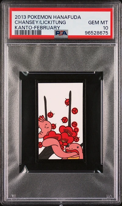 2013 Pokemon Hanafuda Kanto  Chansey\lickitung February PSA 10