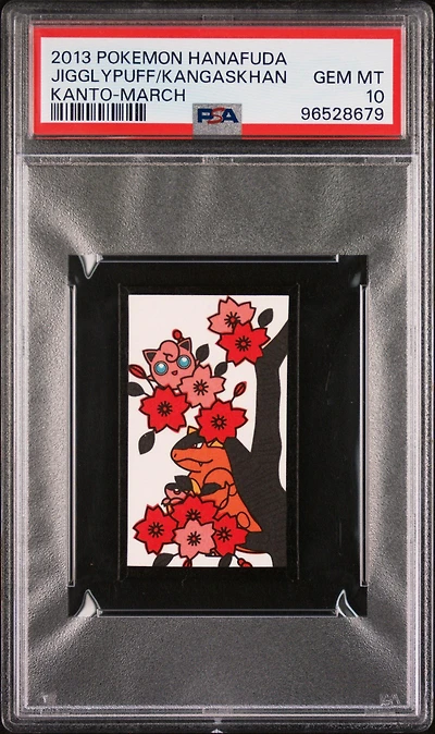 2013 Pokemon Hanafuda Kanto  Kangaskhan\jigglypuff March PSA 10