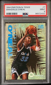 1994 E-motion N-tense 7 Shaquille O'neal PSA 9