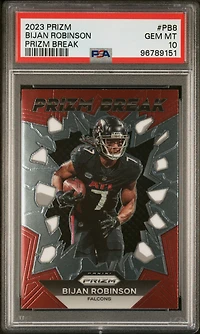 2023 Panini Prizm Prizm Break Pb8 Bijan Robinson PSA 10