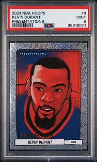 2023 Panini Nba Hoops Presentations 9 Kevin Durant PSA 9