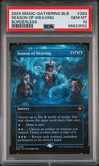 2024 Magic The Gathering Bloomburrow 283 Season Of Weaving Borderless PSA 10