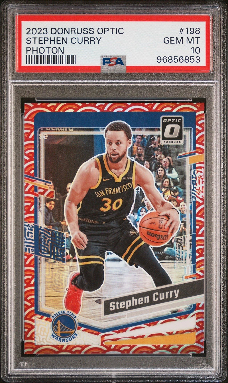 2023 Panini Donruss Optic 198 Stephen Curry Photon PSA 10
