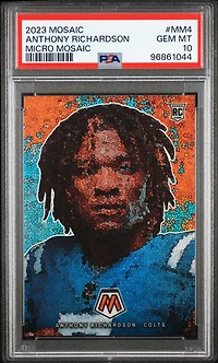 2023 Panini Mosaic Micro Mosaic Mm4 Anthony Richardson PSA 10